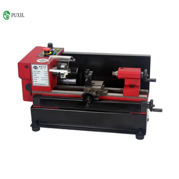 

Mini metal lathe miniature lathe teaching machine C0-125-220V mini metal lathe teaching 150W
