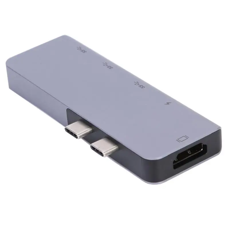 5 в 1 USB TYPE-C концентратор USB-C до 4K HDMI USB TYPE-C адаптер Встроенная версия