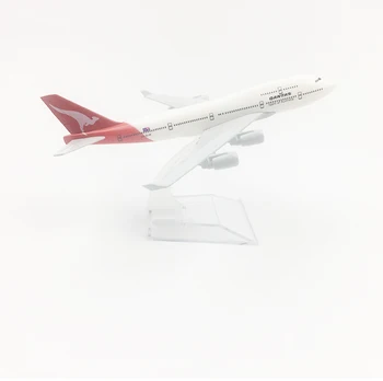 

16cm 1/400 Scale Qantas Airways Boeing B747-400 Airplane Model Australian Kangaroo Airlines Diecast Aircraft Collections