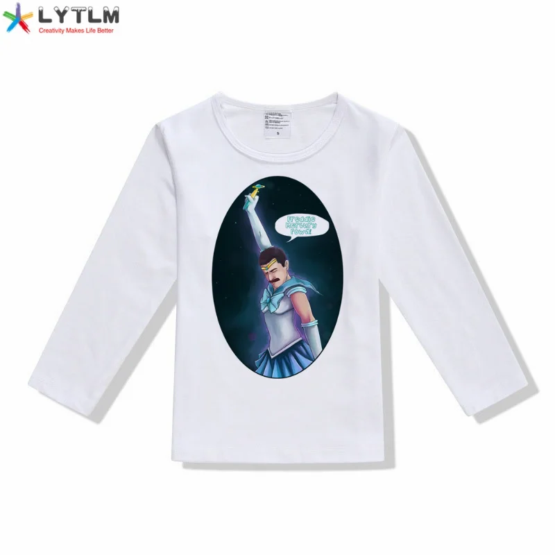 LYTLM Freddie Mercury/футболка для мальчиков с надписью «queen Band Rock», 14 лет, XXX летняя стильная детская футболка Koszulka с длинными рукавами