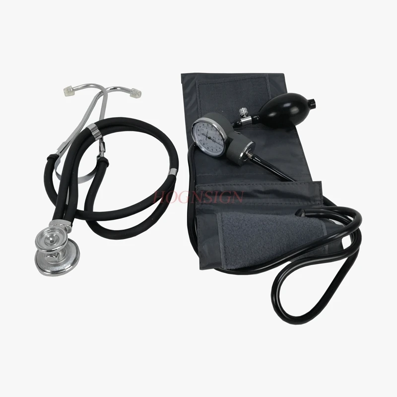medical Stethoscope and Sphygmomanometer Adjustable Adult Arm Digital Blood Pressure Monitor Cuff Single Tube Tonometer Cuff