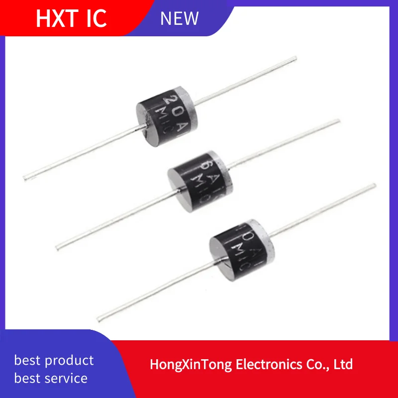 20 Pz 10 A10 10Amp 1000V 10A 1KV R-6 MIC Diodi Raddrizzatori Assiali Per Uso Generale - Foto 4