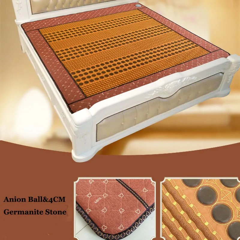 

Jade Stone Bed Mattress Germanium Tomaline Vermiculite Steaming Dehumidifying Beauty Pad Single Double Heating Temperature