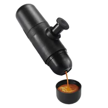 

140ml Portable Coffee Maker Mini Coffee Machine Pressure Espresso Manual Handheld Espresso Coffee Maker for Home Outdoor Travel