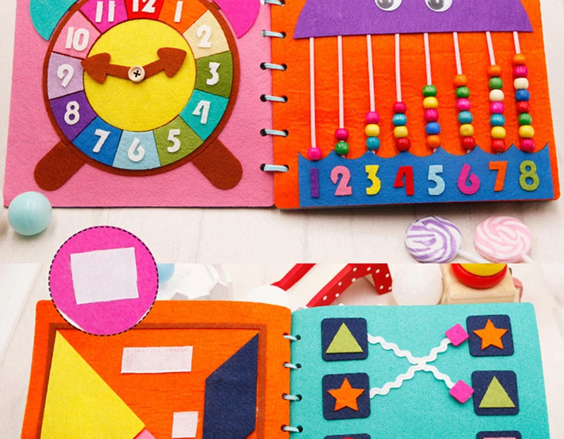 VISXUSE Quiet Book,Busy Board,Jouets D'activité Et De Développement