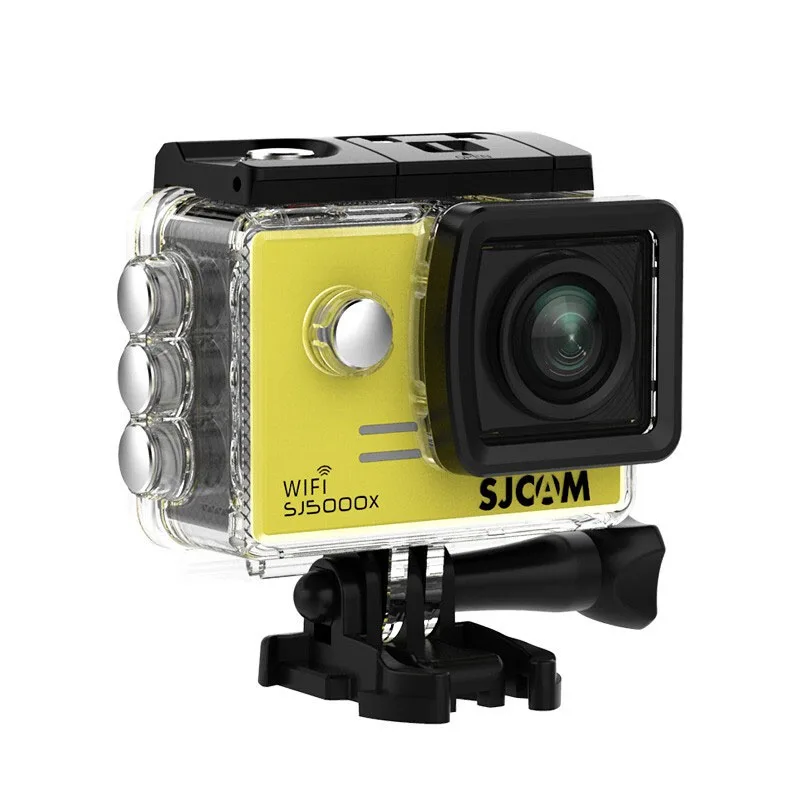SJCAM SJ5000X Elite 4K экшн-камера WiFi Дайвинг 30 м Водонепроницаемый 1080P HD NTK96660 гироскоп 2,0 экран SJ CAM 5000 Спорт DV - Цвет: Цвет: желтый