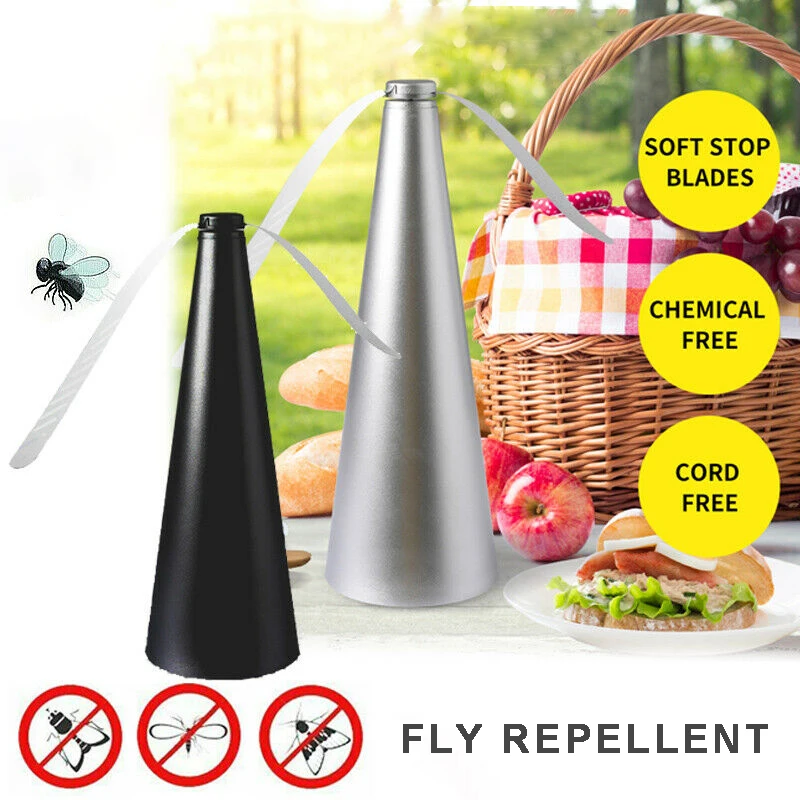 

MAYITR 1pc Multifunctional Fan Leaf Fly Repeller Household USB Automatic Flies Mosquito Repellent For Outdoor Indoor Home Meal