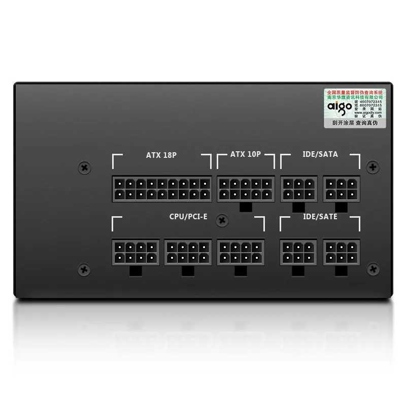 Блок питания для Aigo GT ATX12V полный модуль 80 плюс Бронзовый Широкий источник питания Номинальная 650 Вт Пиковая 750 Вт источник питания G-T650