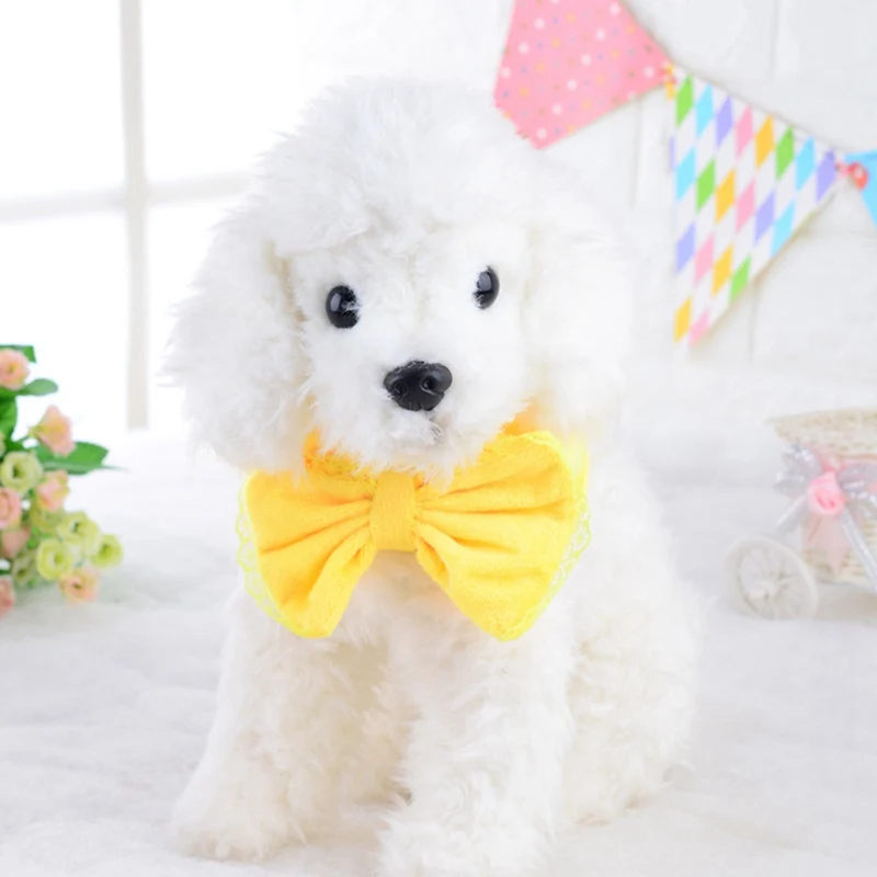 Маленькая собачка бант повязка для волос аксессуары шапочка для купания галстук многоразовая шапка для собак