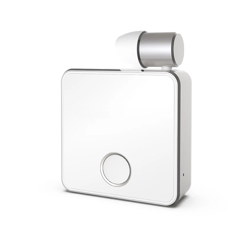 Mini Bluetooth 5 0 Headphone Clip on Cable Retractable Earphone Wireless Music Headsets Vibration Alert Hands free w Mic