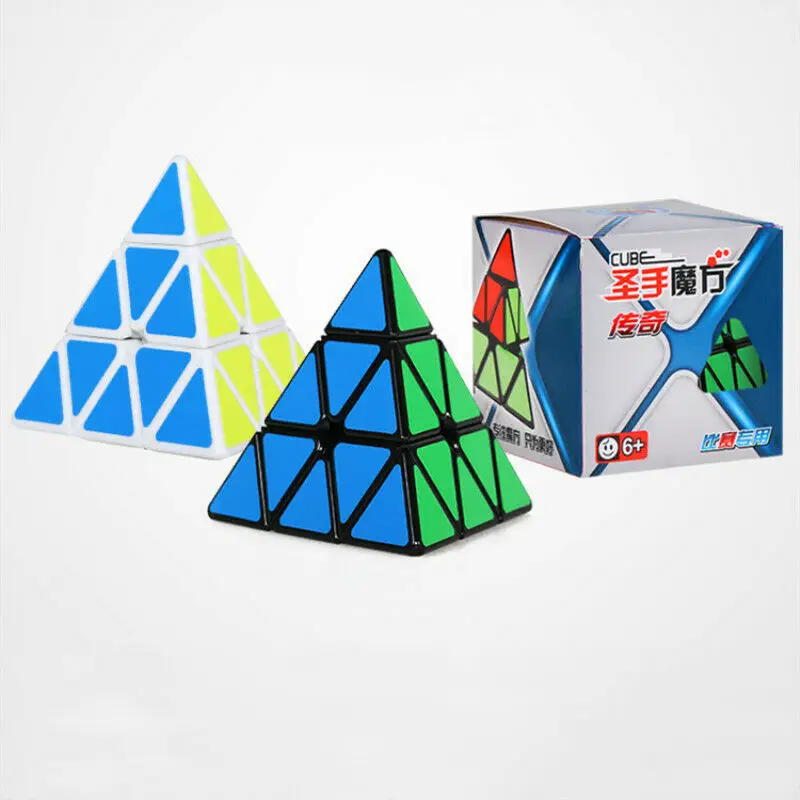 3x3x3 волшебный куб Pyraminx профессиональная скоростная Пирамида Твист Головоломка Куб антистресс подарки игрушки для детей