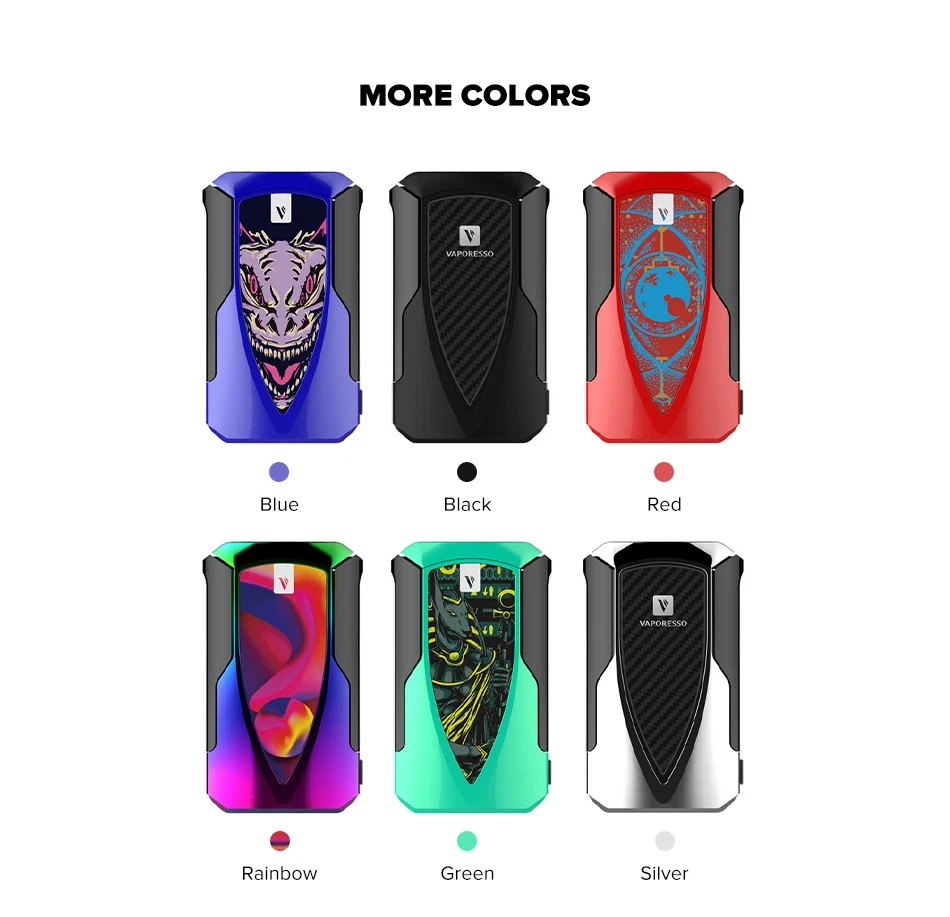 85 Вт Vaporesso Таро детский мод Vape 2500 мАч электронная сигарета батарея мод подходит для 510 нить распылитель испаритель