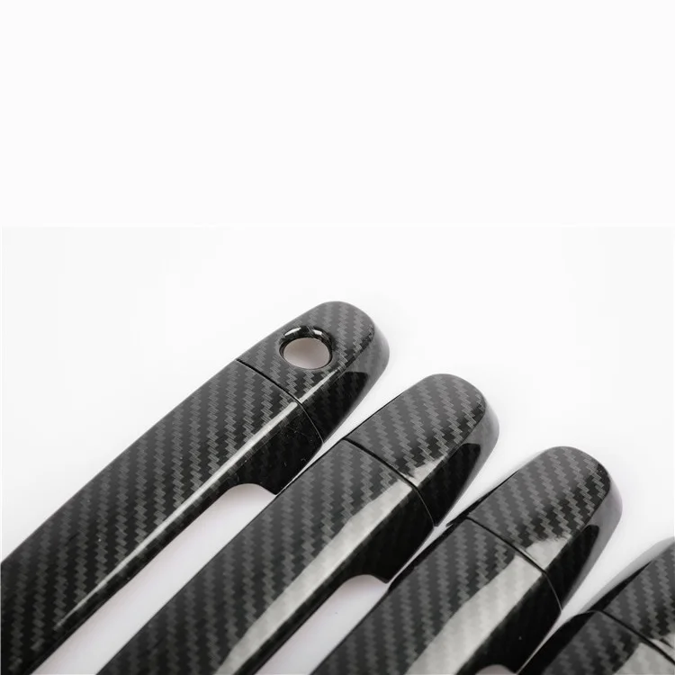 Накладка на дверную ручку автомобиля из углеродного волокна для Toyota RAV4 2009 2010 2011