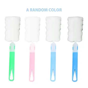 

1 PC kitchen cleaning tools sponge brush wine glass bottle coffee tea glass fashion and sponge brush