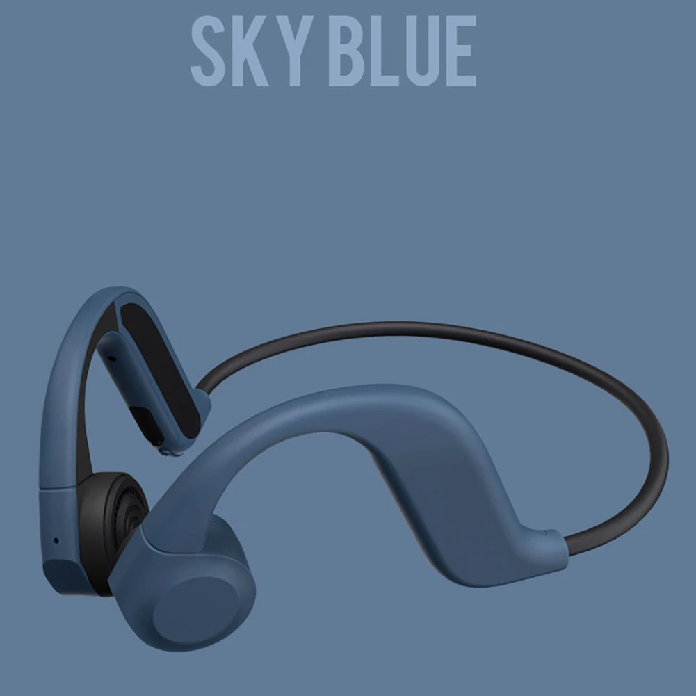 X9 костная проводимость Bluetooth гарнитура IPx5 Водонепроницаемый Встроенный 8 Гб памяти двойной микрофон шумоподавление спортивные езда кости наушники