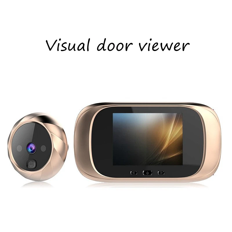 

Visual Door Viewer Household Intelligent 2.8inch LCD Built-in Memory Infrared Night Vision Function Photo Record Door Viewer