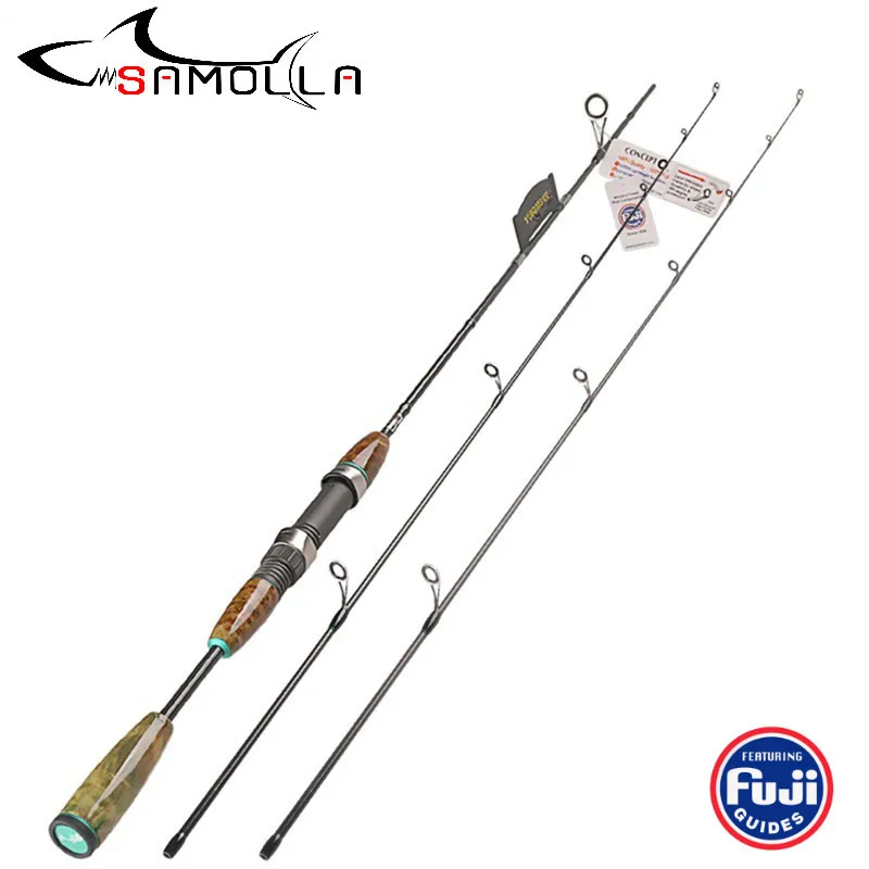 

New Ul/L Fishing Rod 2Sec Spinning Ultra Light Rod Wood Hand Carbon Lure Fishing Rod Canne Peche Pesca Olta Joran Pancing Carp