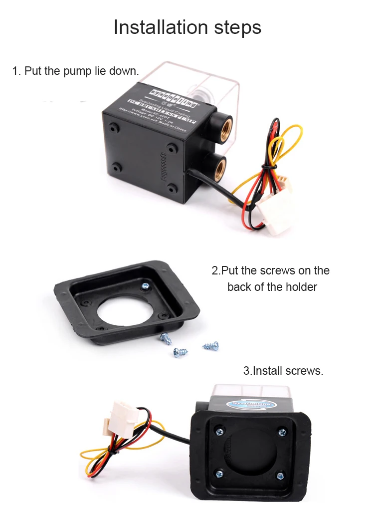 Syscooling водяного Охлаждения Насос с резервуаром SC-600T DC 12 В dc Бесщеточный насос для ПК системы водяного охлаждения