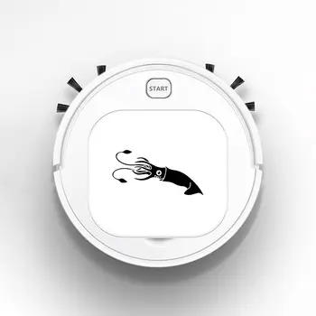 

Auto USB Sweeping 1800Pa Multifunction Smart Robot Vacuum Cleaner Dry Wet Floor Cleaner Funny Squid Pattern