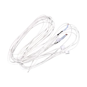 

3pcs NTC 3950 100K 200℃ Thermistor with 1 Meter Wiring and XH2.54-2p Terminal for 3D Printer Heatbed or Hot End (White)