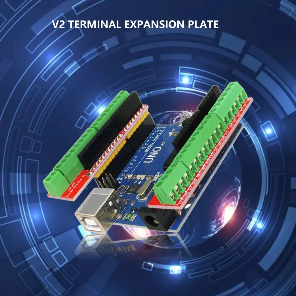 Screw Shield V2 исследование терминала Плата расширения(двойная опорная) для arduino UNO R3