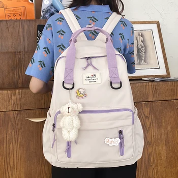 

Menghuo 2020 Hot New School Bags for Teenagers Girls Big Capacity School Backpack Waterproof Satchel Cute Kids Book Bag Mochilas