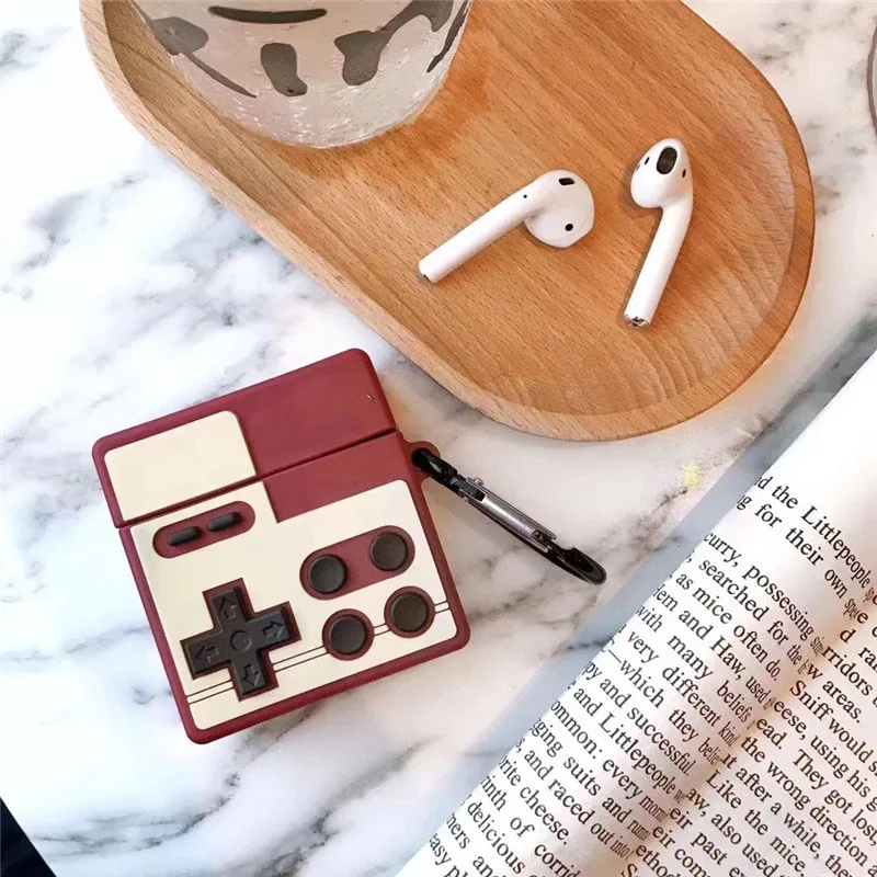 142 3D чехол для наушников AirPods силиконовый милый мультфильм Сакура розовая Звезда ангел крыло чехол для Apple Air pods 2 палец кольцо ремень - Цвет: 142