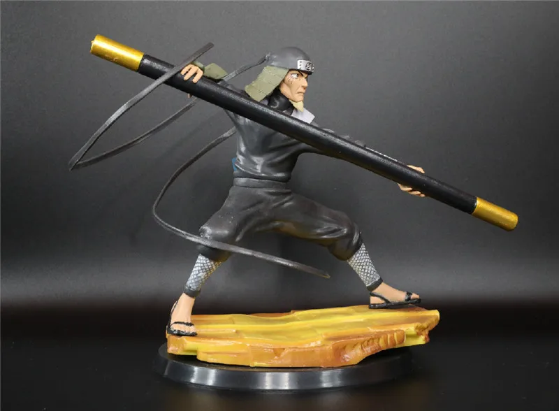 Аниме Наруто: Shippuden третьего поколения огненные тени Sarutobi Hiruzen ПВХ фигурка Коллекционная модель игрушки для детей подарок