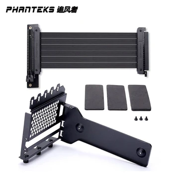

PHANTEKS Anti Interference GPU Extension Line Computer PCI-E X16 Vertically VGA Card Bracket Set Suit 7 Slot Mount ,PH-VGPUKT_02