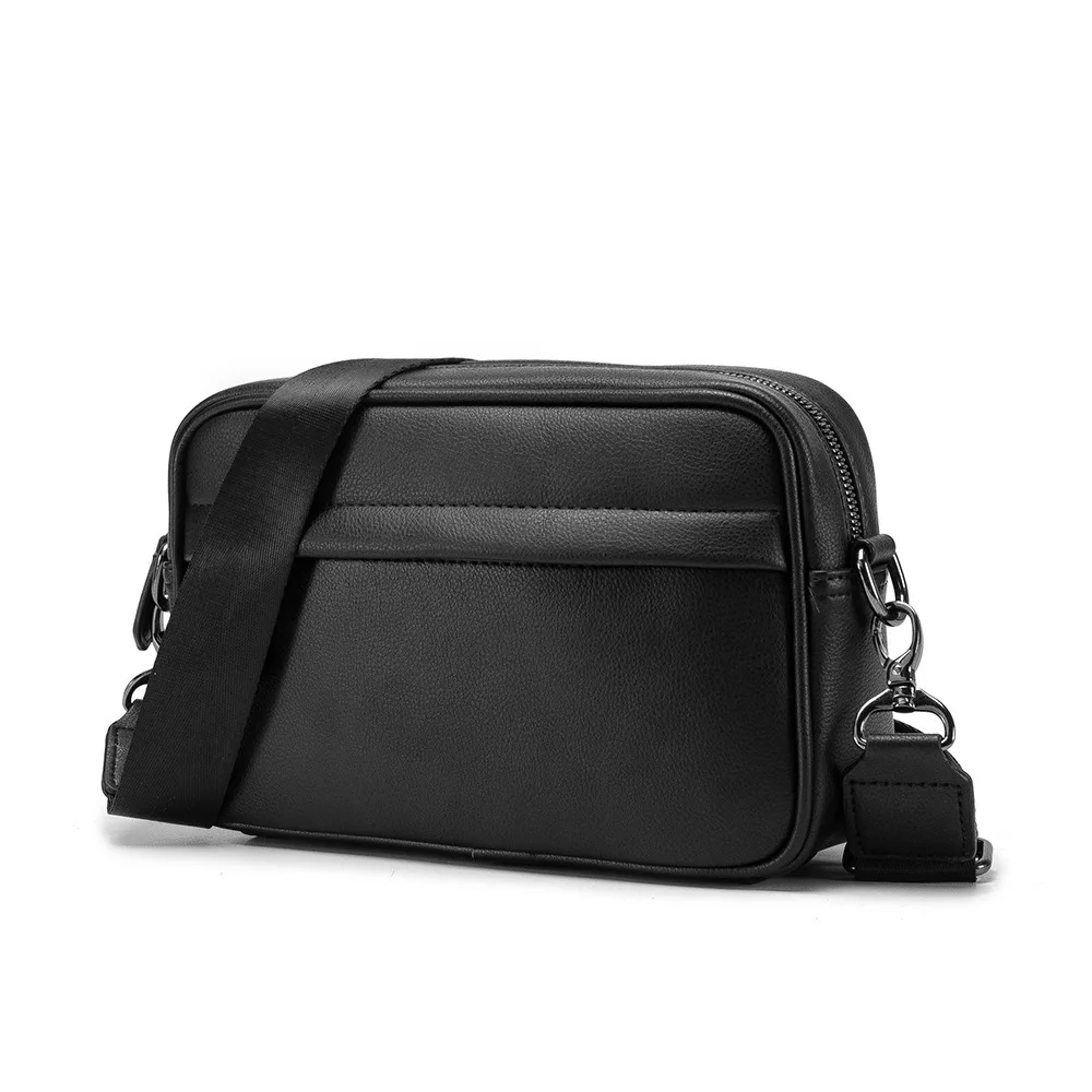 GLMAHUA Casual Black Printed Men Crossbody Bags Fashion Soft Zipper  Messenger Bags For Male Vintage Man Single Shoulder Bag - AliExpress