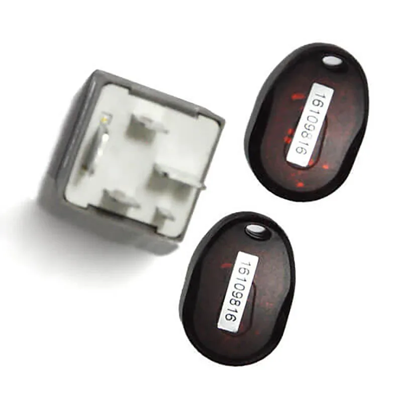 RF DZ Car Ignition Relay 5 PINs Invisible Lock with 2 Remotes Replace