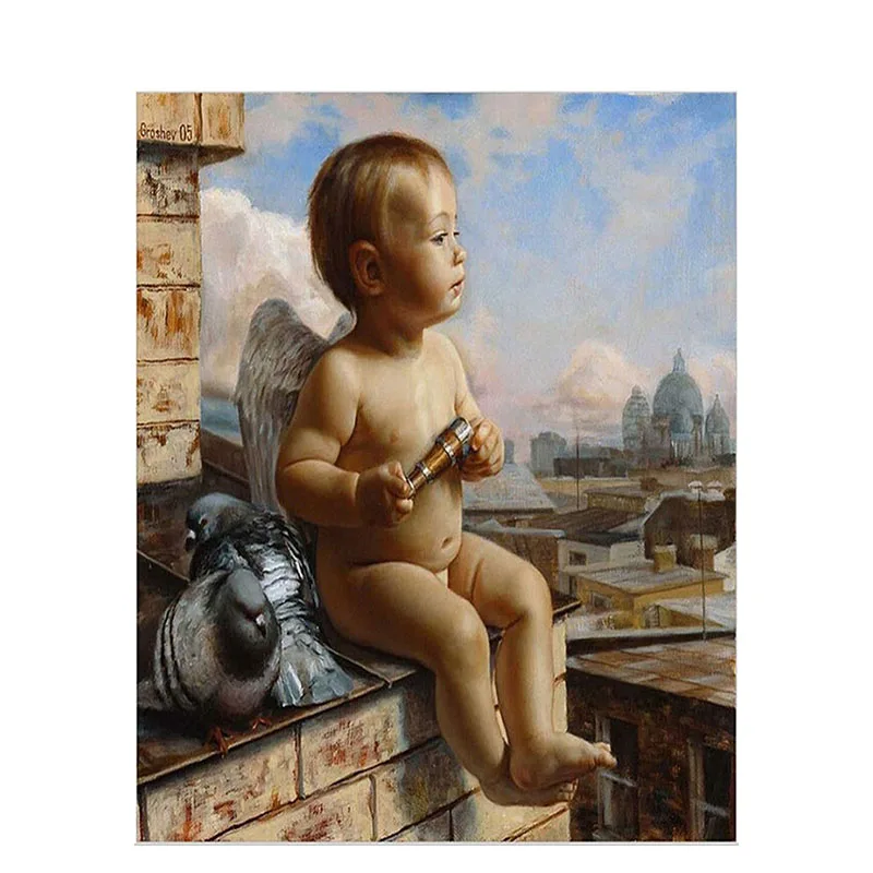 

Picture By Number Children Color Drawing Figure Frame 40x50 For Adults Paint By Number Paintings Decor On Canvas For Living Room