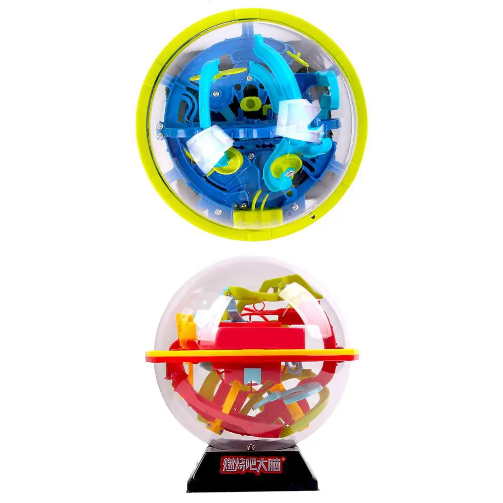 3D Intellect Puzzle Ball Maze Game for Children Educational Toys Challenging Barriers Magic Game for Children Boys Girls