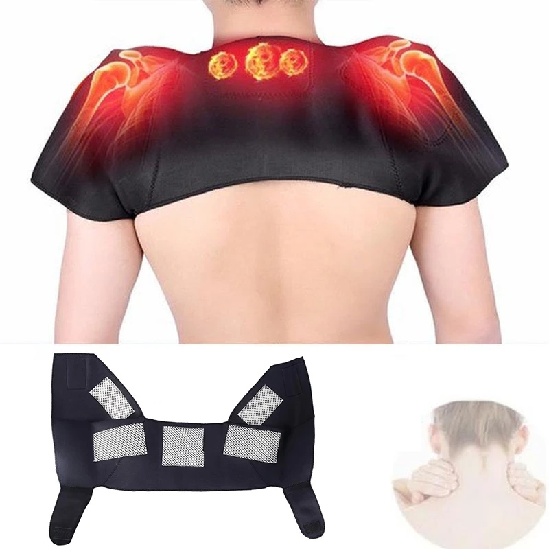 

2019 droppshiping Magnetic Shoulder Warm Pad Pain Relieve Therapy Protection Spontaneous Heating Massager M2