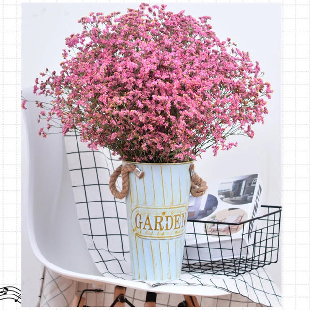 잊지마의 아름다움을 영원히 간직하는 말린 자연 Gypsophila 꽃다발