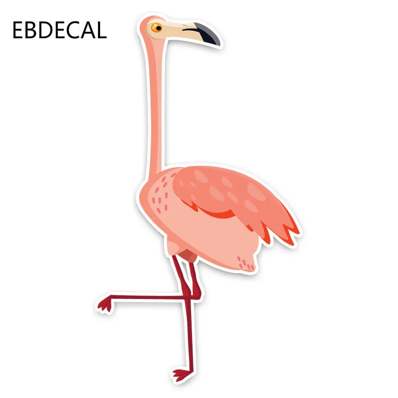 EBdecal Mysterious Colored Flamingos Decor For Auto Car/Bumper/Window/Wall Decal Sticker Decals DIY CT11502 | Автомобили и