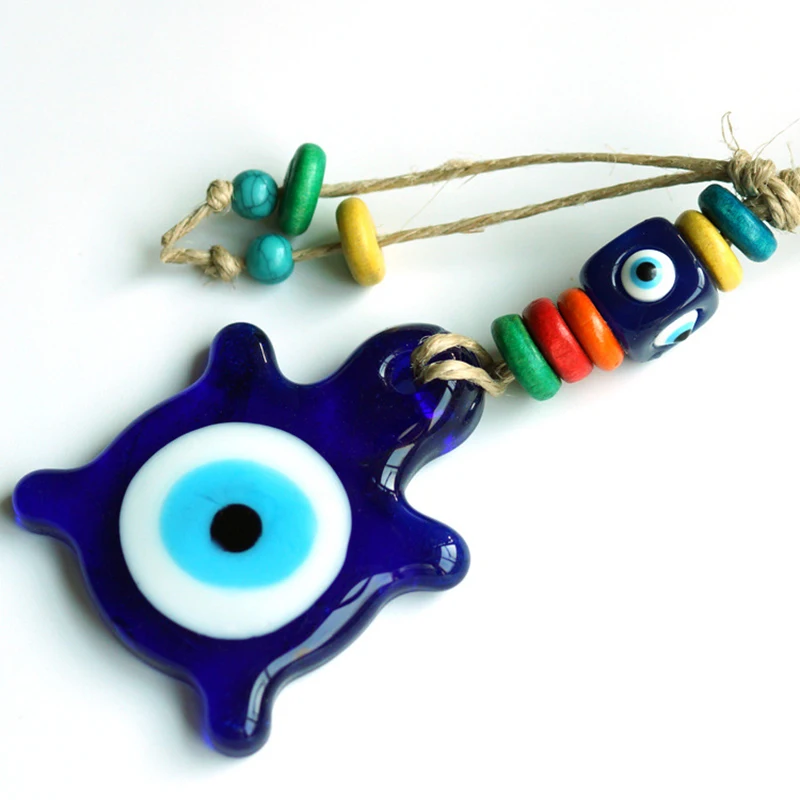 EVIL EYE cuckle подвеска для ключей держатель для ключей стеклянный шарик синий турецкий брелок для ключей в форме глаза Модные Ювелирные изделия Подарки для женщин мужчин мальчиков LE242