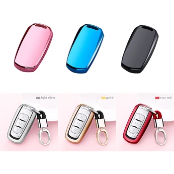 

Car Key Control Dust Cover Storage Bag Key Case For Geely Emgrand GS GL GT Yuanjing Emgrand X7 Sport Key Buckle Cover Crystal