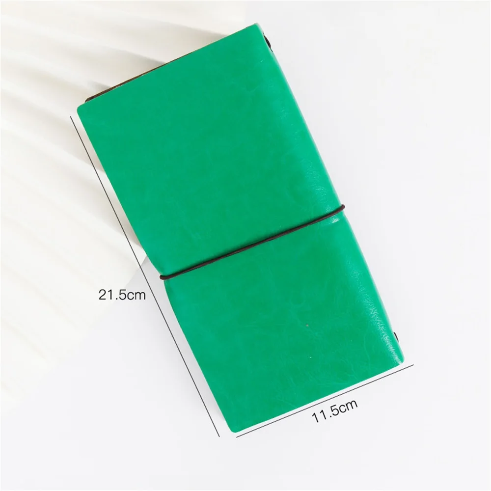 Carnet A6 En Cuir Rechargeable – Journal De Voyage, Pages Blanches, Reliure à 6 Anneaux, Format 11,5 X 18,5 Cm