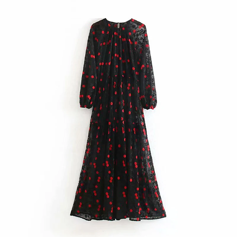Vrouwen Borduren Gedrukt Tweedelige Set Midi Jurk Vintage Dames O Hals Lange Mouw Jurk Lace Up Vrouwelijke Losse Jurken Vrouwen Borduren Gedrukt Tweedelige Set Midi Jurk Vintage Dames O Hals Lange Mouw Jurk Lace Up Vrouwelijke Losse Jurken