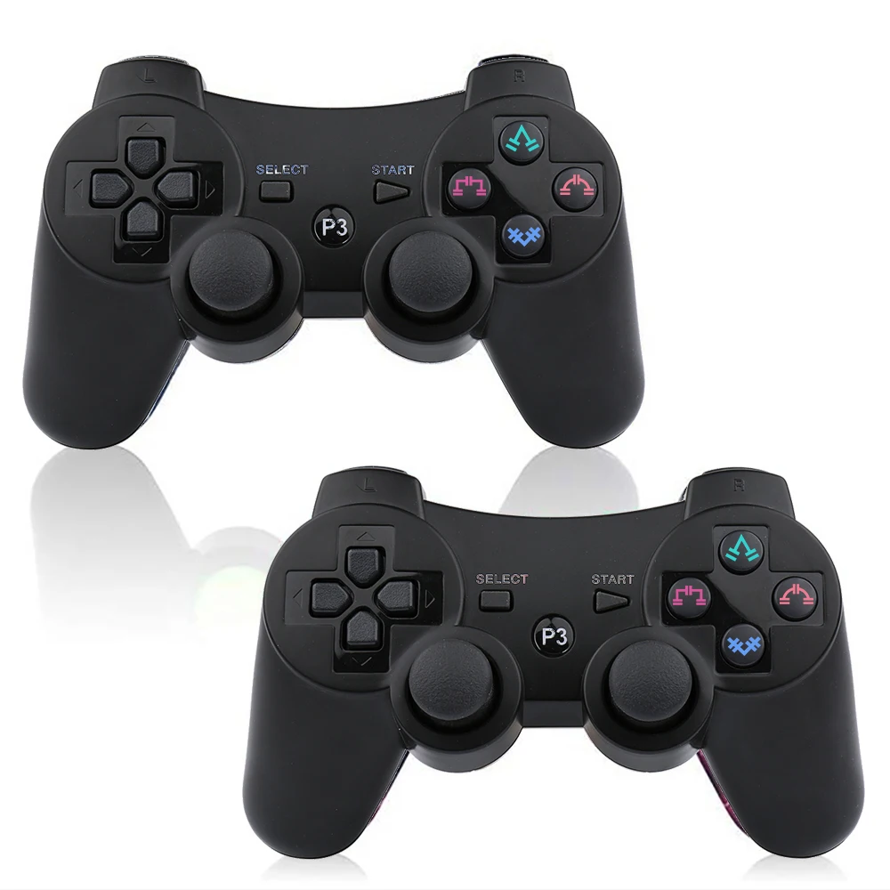 Mando inalámbrico K ISHAKO PS3 para Playstation 3, mando a distancia con cables de carga, 2