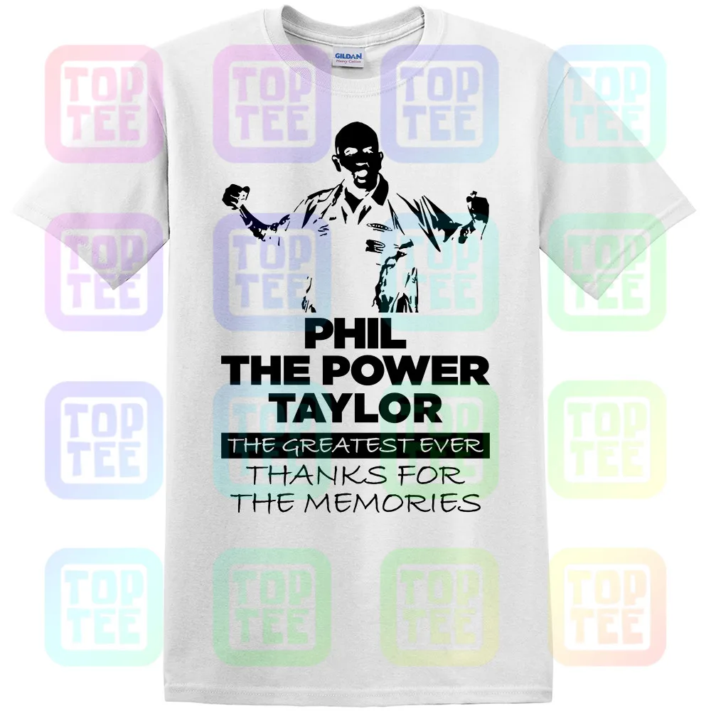 Фил The power Taylor Дартс, футболка на выход на родину, унисекс, S-XL, официальный