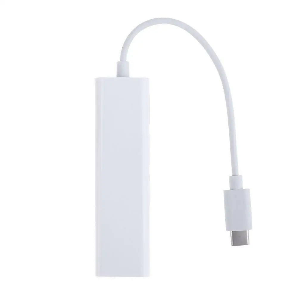 Тип C к RJ45 3 порта usb-хаб конвертеры для адаптеров кабель для MacBook ПК клавиатура роутер Ethernet Lan адаптер концентратор