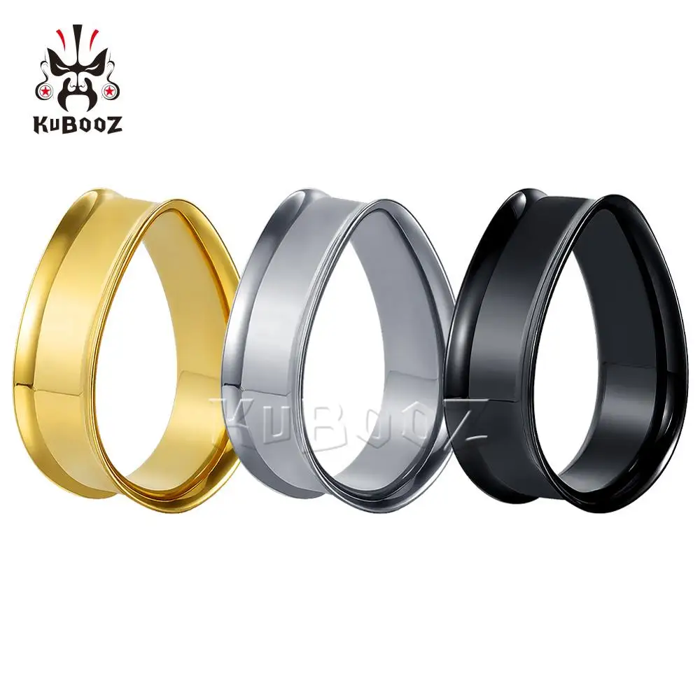 Wholesale Price Simple Stainless Steel Horn Water Drop Ear Plugs Body Jewelry Piercing Gauges Expanders For Women Men 34PCS | Украшения и