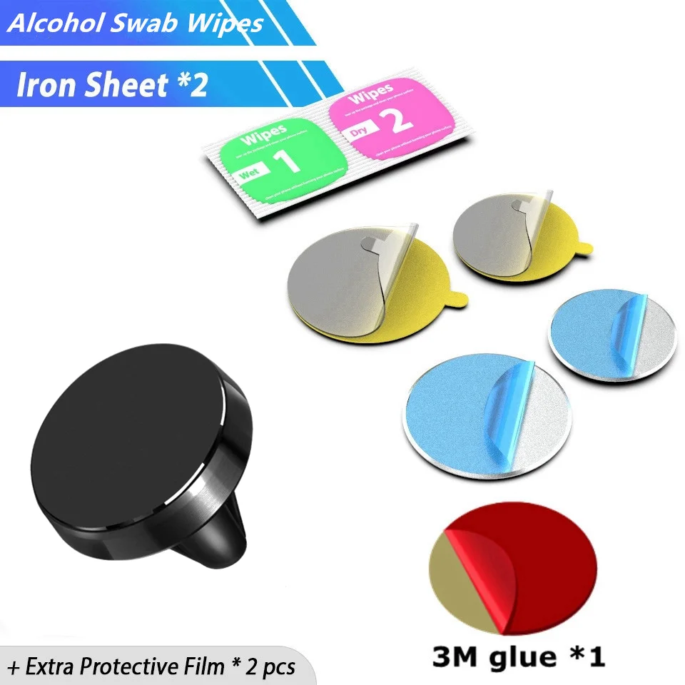 

Round Car Phone Holder Circle Magnetic Phone Stand for Mobile Phone Mount Universal Mobile Smartphone Stand Magnet For Iphone