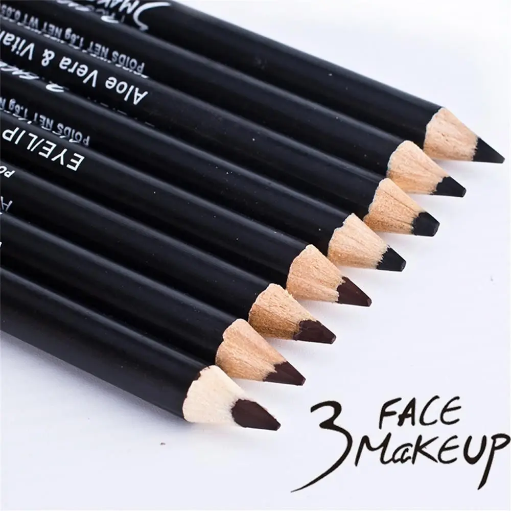 New Fashion Wooden Waterproof Eyeliner Pen Makeup Women Pencil Eyeliner Pencil