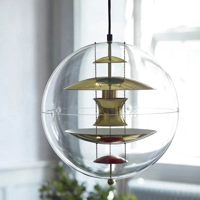 Modern Design Glass Denmark Dost Contemporary Industrial Pendant Light Hanging Lamp lamparas de techo colgante