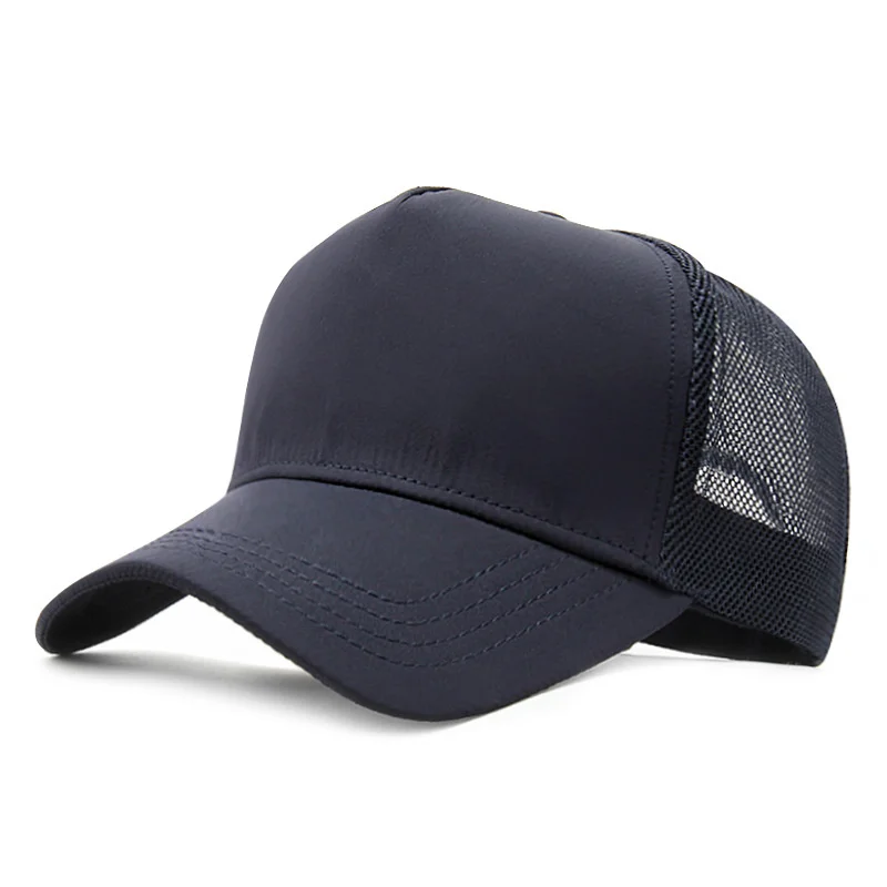 56-60cm 60-65cm Big Head Man Large Size Mesh Baseball Hats Male Outdoors Waterproof Sun Cap Adult Plus Size Sport Caps 3