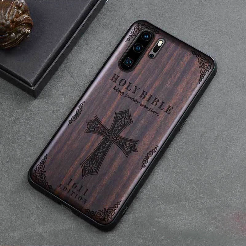 Чехол из сандалового дерева для Huawie P30 Pro mate 30 Pro 20 Honor 20 20s Nova 5T чехол 3D рельефный узор Деревянный Твердый чехол Funda - Цвет: G