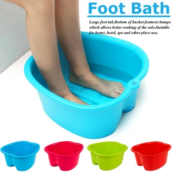 

Foot Care Bath SPA Plastic Practical Thicken Tub Foot Soak Basin Pedicure Detox Massage Feet Household Supplies
